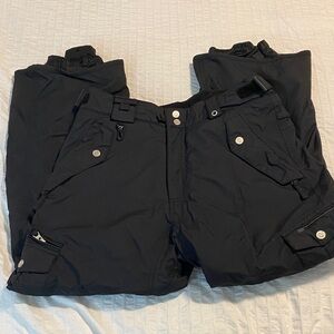 686 Men's Black Cargo Snow Ski Snowboarding Pants size Medium